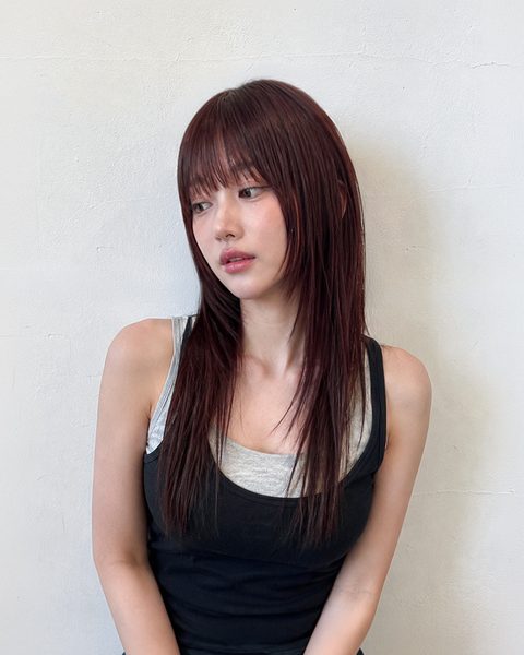 リアンヘア オリュ店 梧柳洞の美容室 ハッシュカット – レディースカット（ハン・ヘリム スタイリスト）